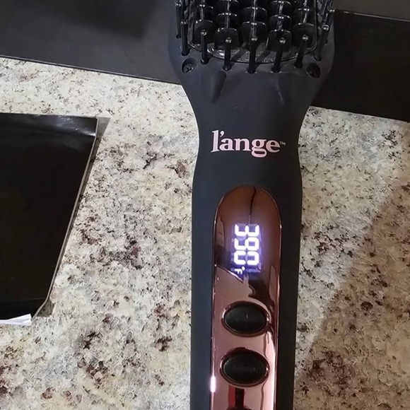 L'ange Levite Black Hair Brush Straightener - Picture 7 of 8